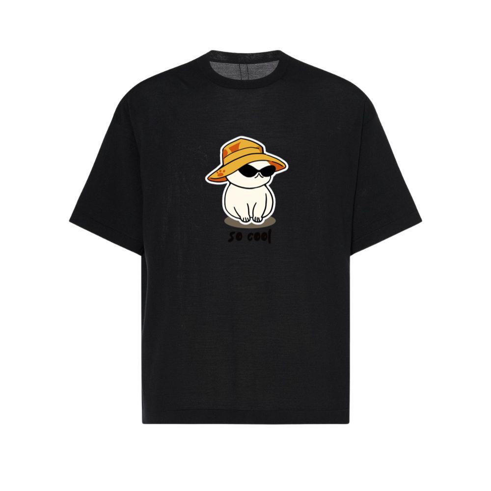 Cool Cat is Cool Womens Top Funny Cute Top For Women TShirts Parentins