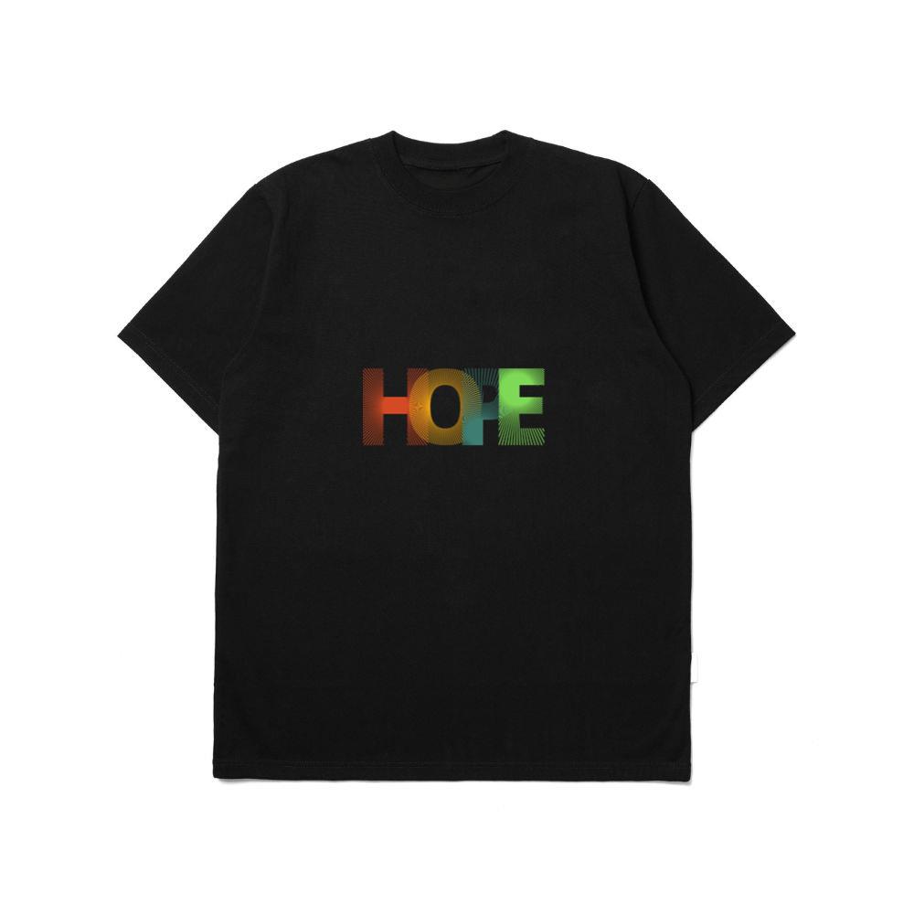 Cool Colorful Hope Caligraphy Top TShirts Tarologos