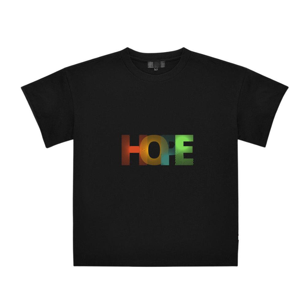 Cool Colorful Hope Caligraphy Top T-Shirts