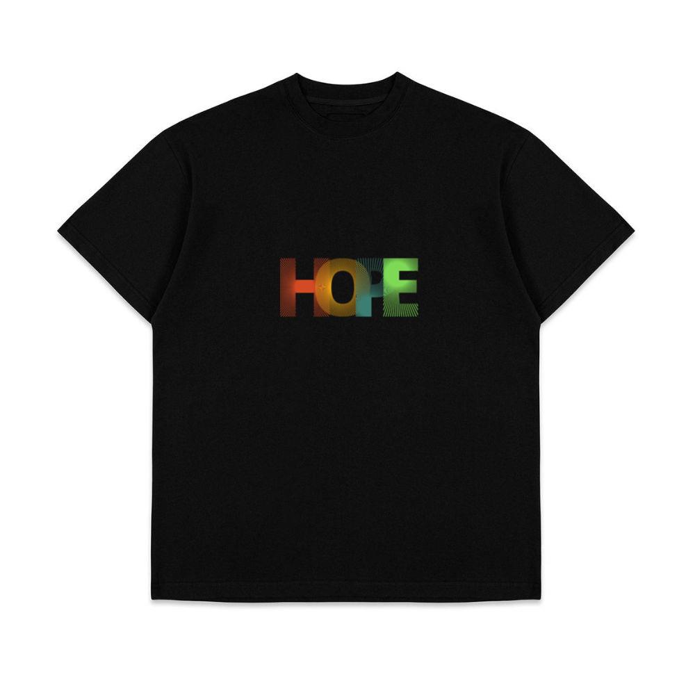 Cool Colorful Hope Caligraphy Top T-Shirts