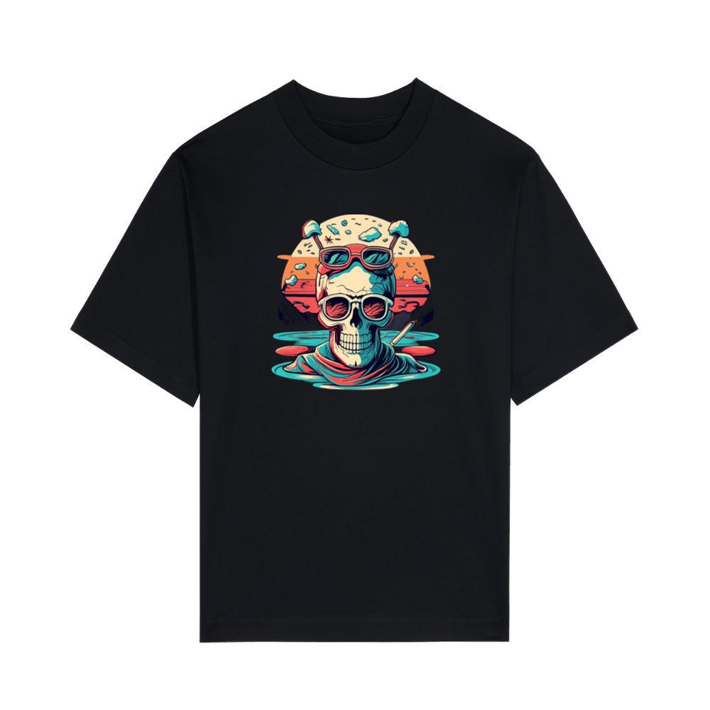 Cool Skeleton With Glasses Vintage T-Shirts