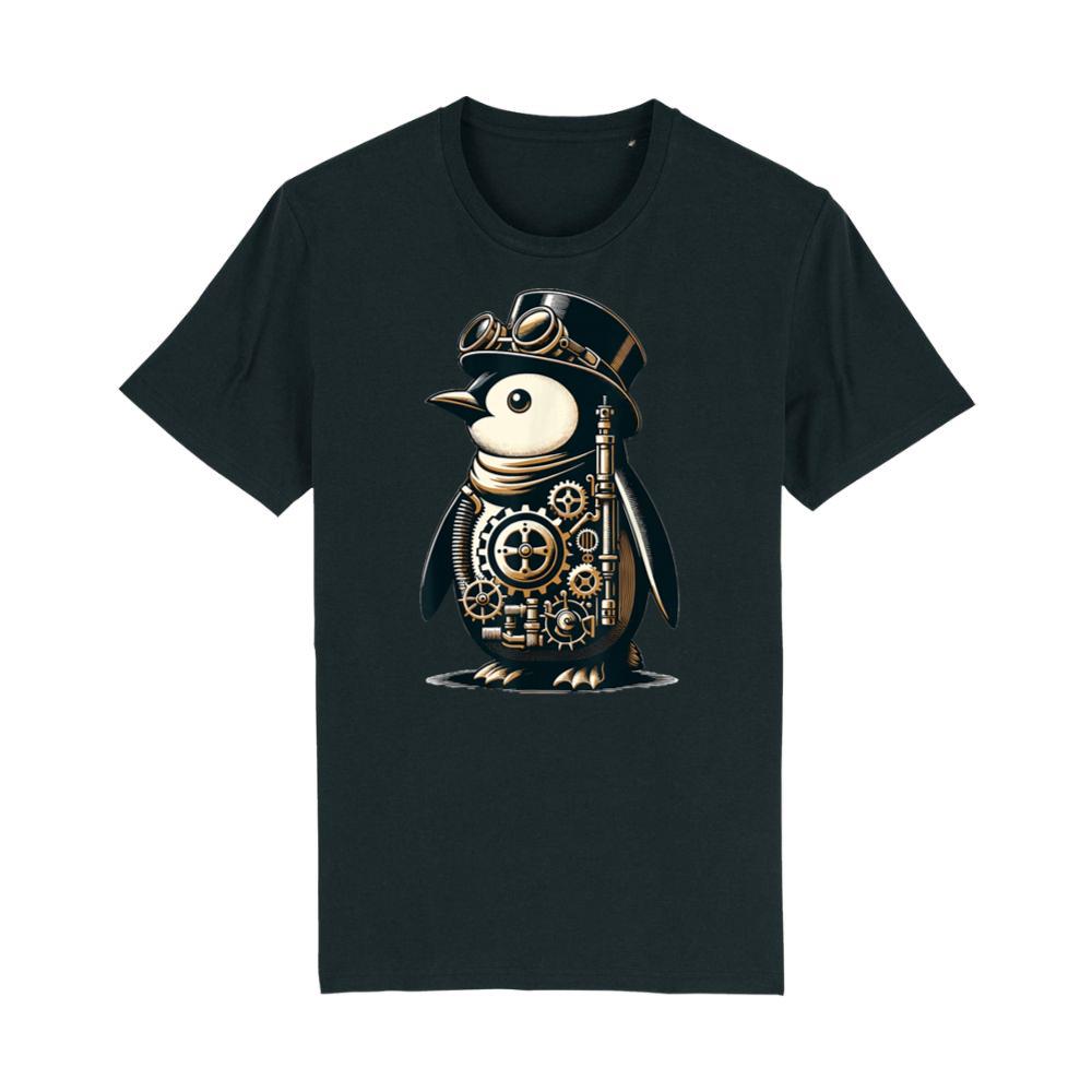 Cool Steampunk Aesthetic Penguin Lover Vintage Penguin T-Shirt 