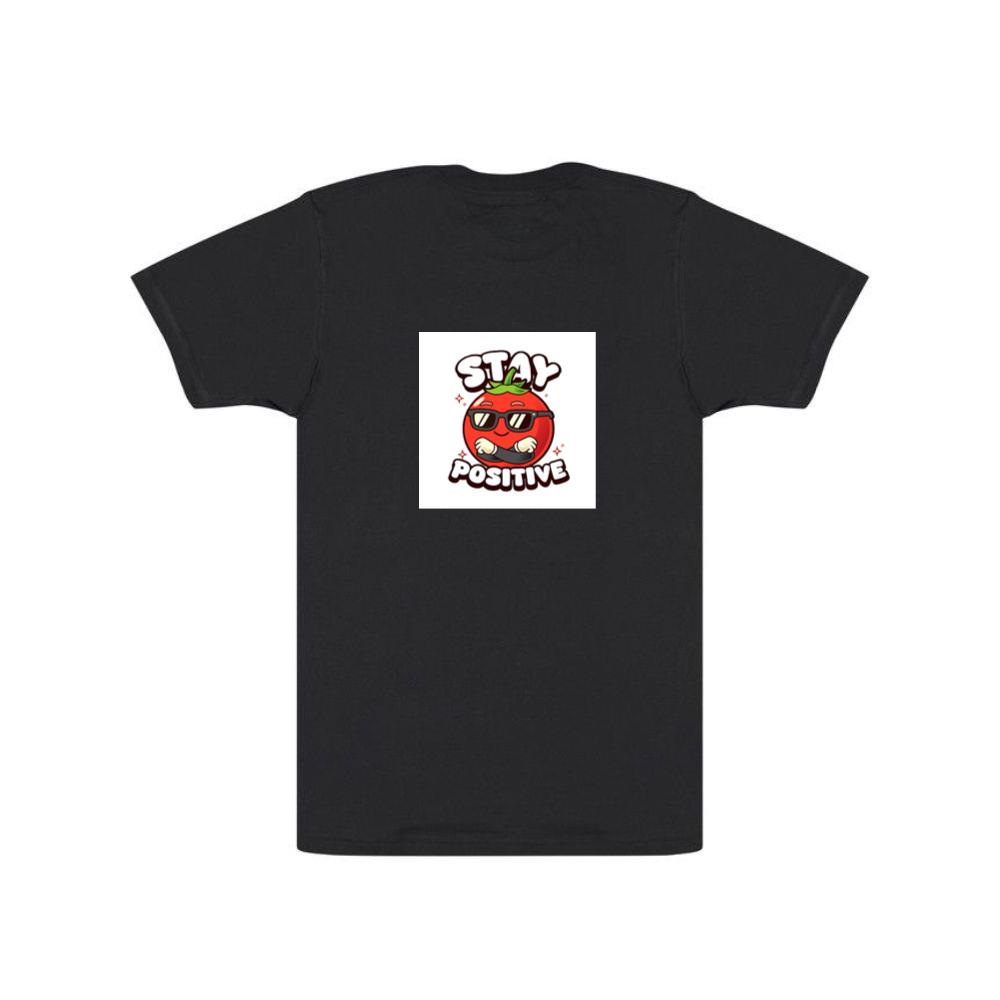 Cool Tomato Says Stay Positive T-Shirts