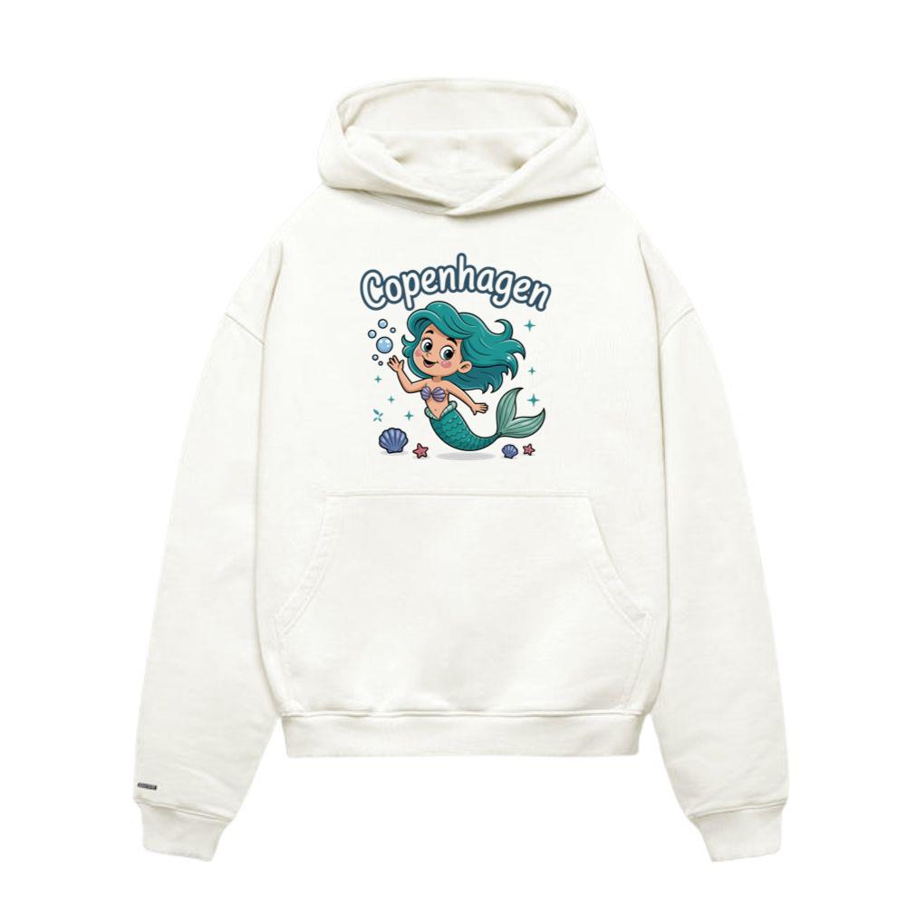 Copenhagen Mermaid Cartoon Travel Souvenir Hoodies