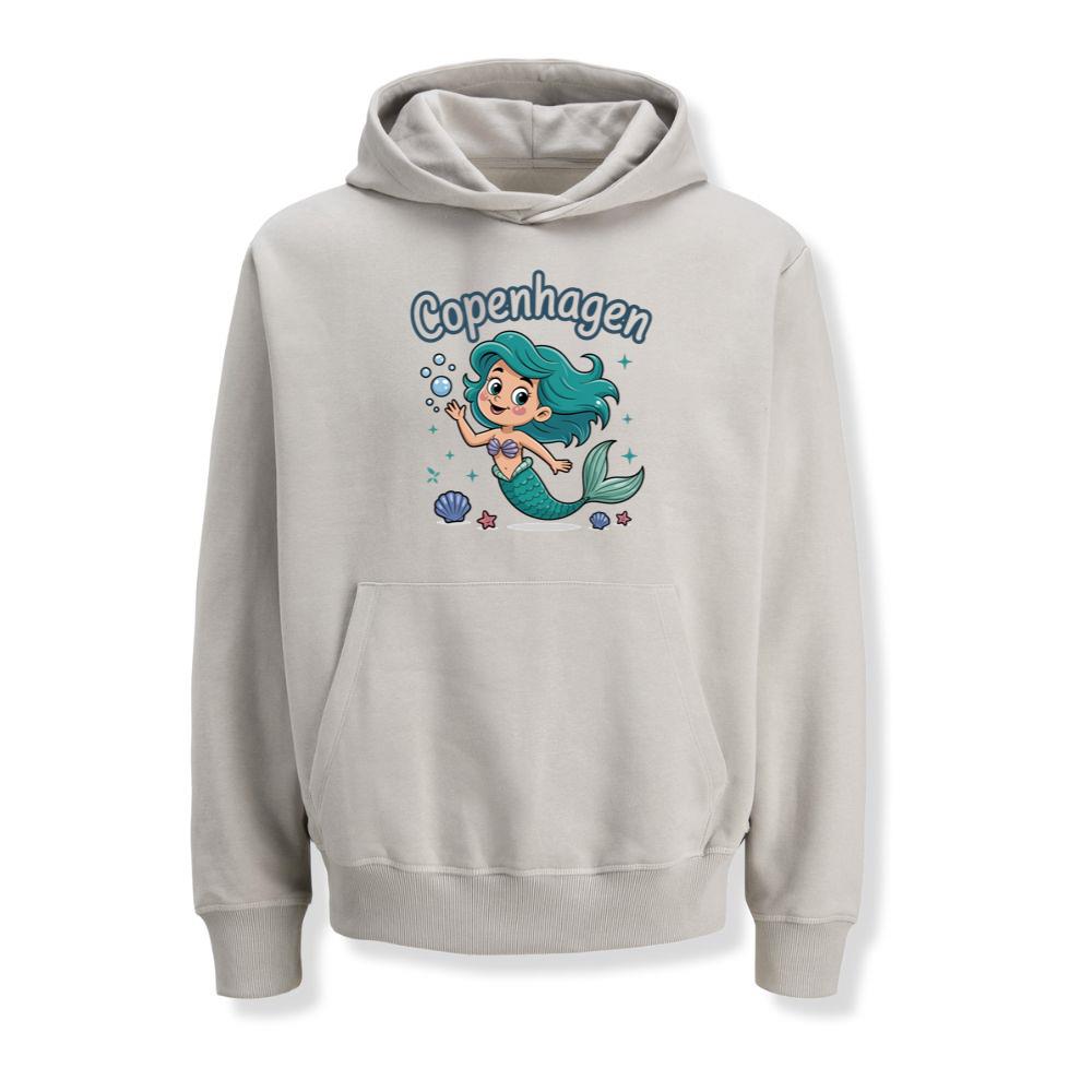 Copenhagen Mermaid Cartoon Travel Souvenir Hoodies