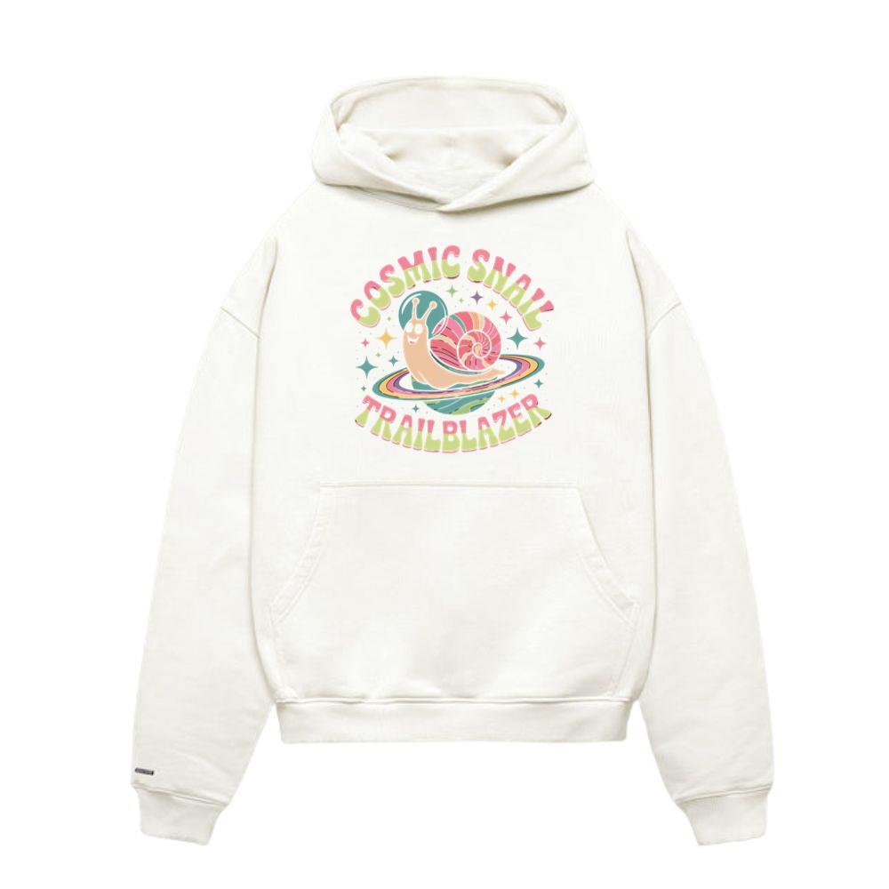 Cosmic Snail Trailblazer Funny Retro Animal Graphic Hoodies