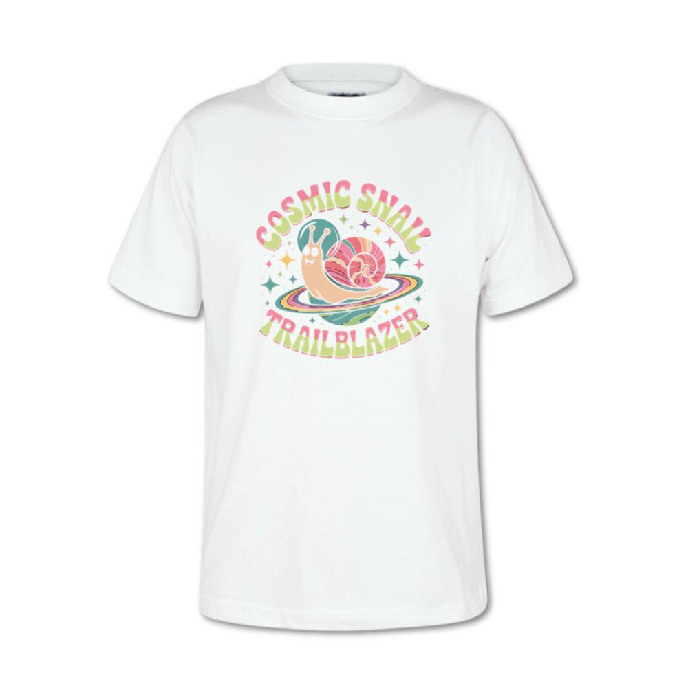 Cosmic Snail Trailblazer Funny Retro Animal Graphic T-Shirt