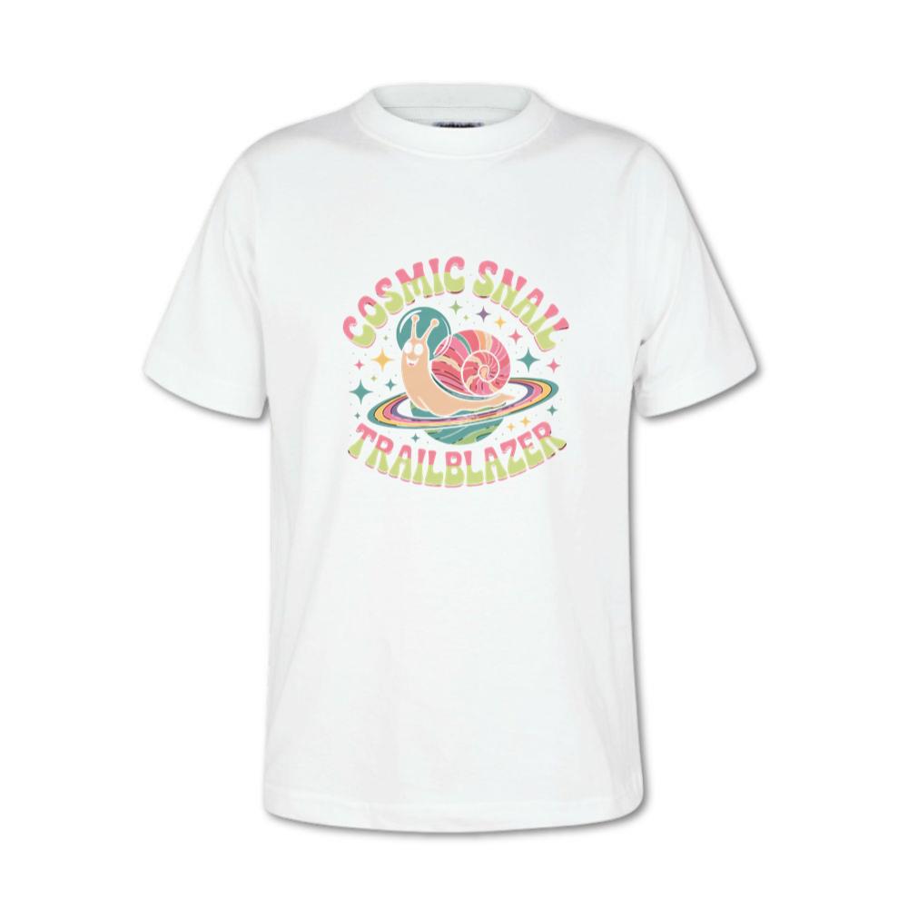 Cosmic Snail Trailblazer Funny Retro Animal Graphic T-Shirt