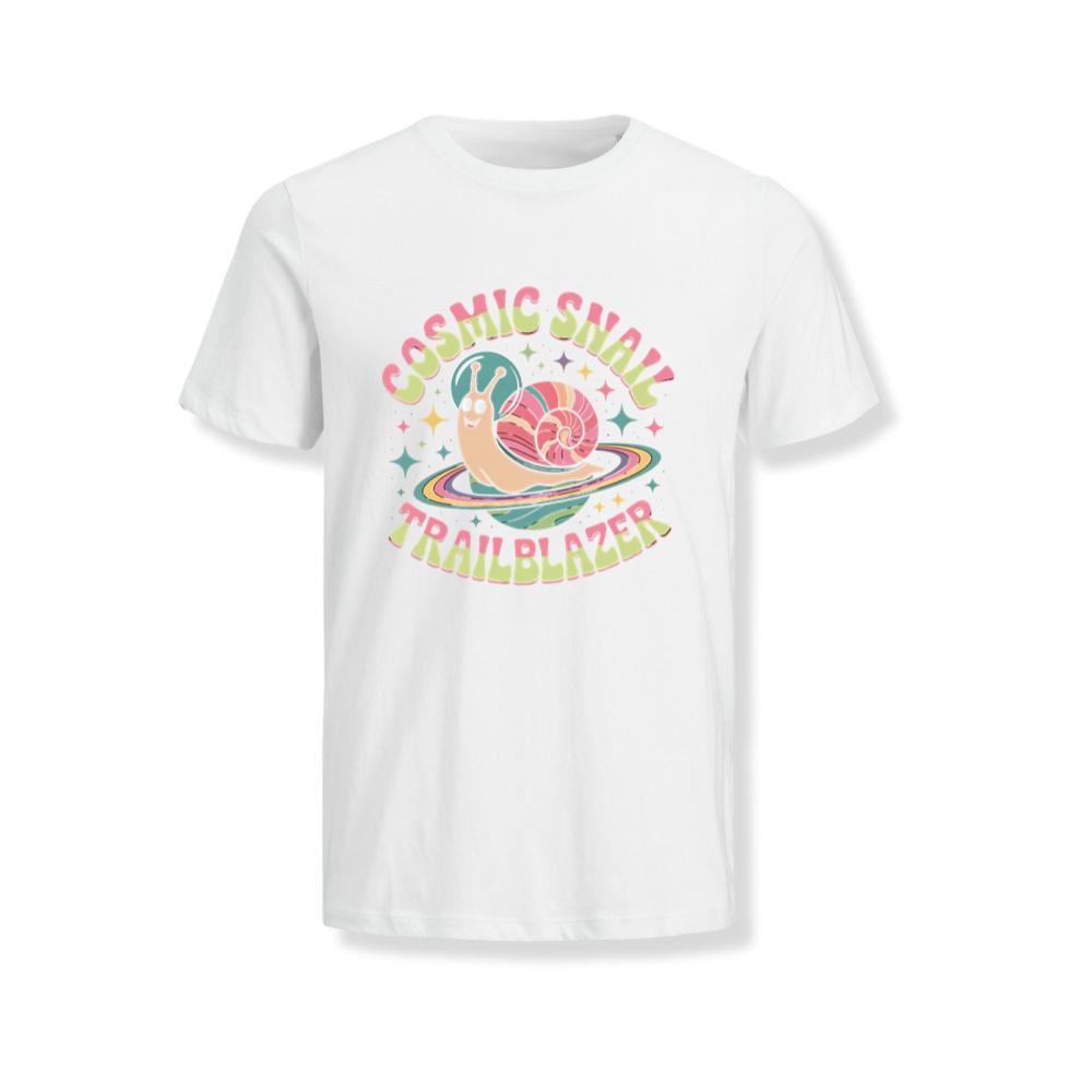 Cosmic Snail Trailblazer Funny Retro Animal Graphic T-Shirts