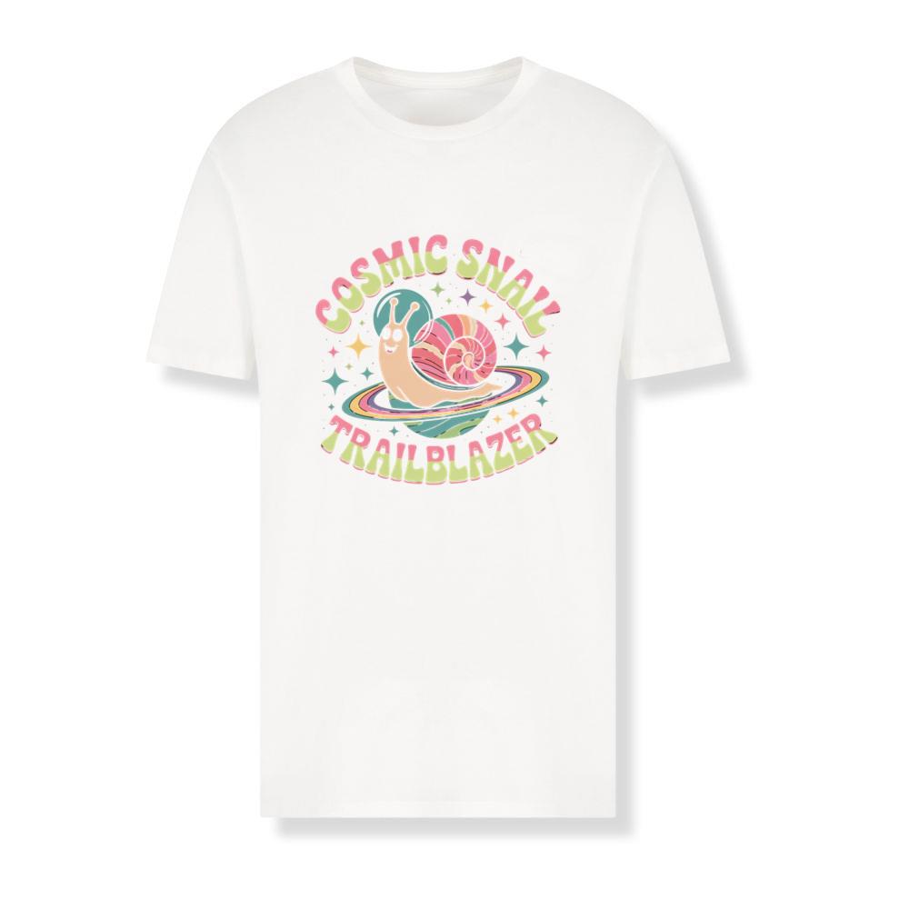Cosmic Snail Trailblazer Funny Retro Animal Graphic T-Shirts