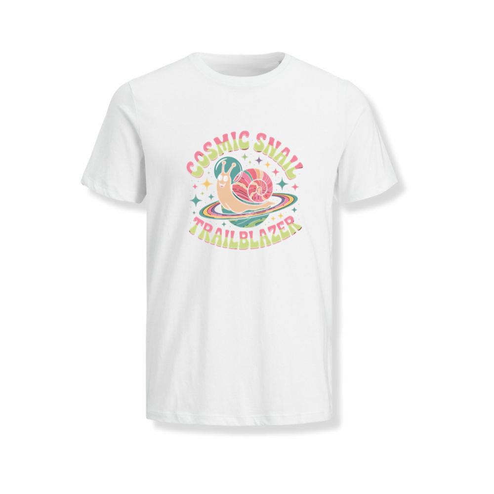 Cosmic Snail Trailblazer Funny Retro Animal Graphic T-Shirts
