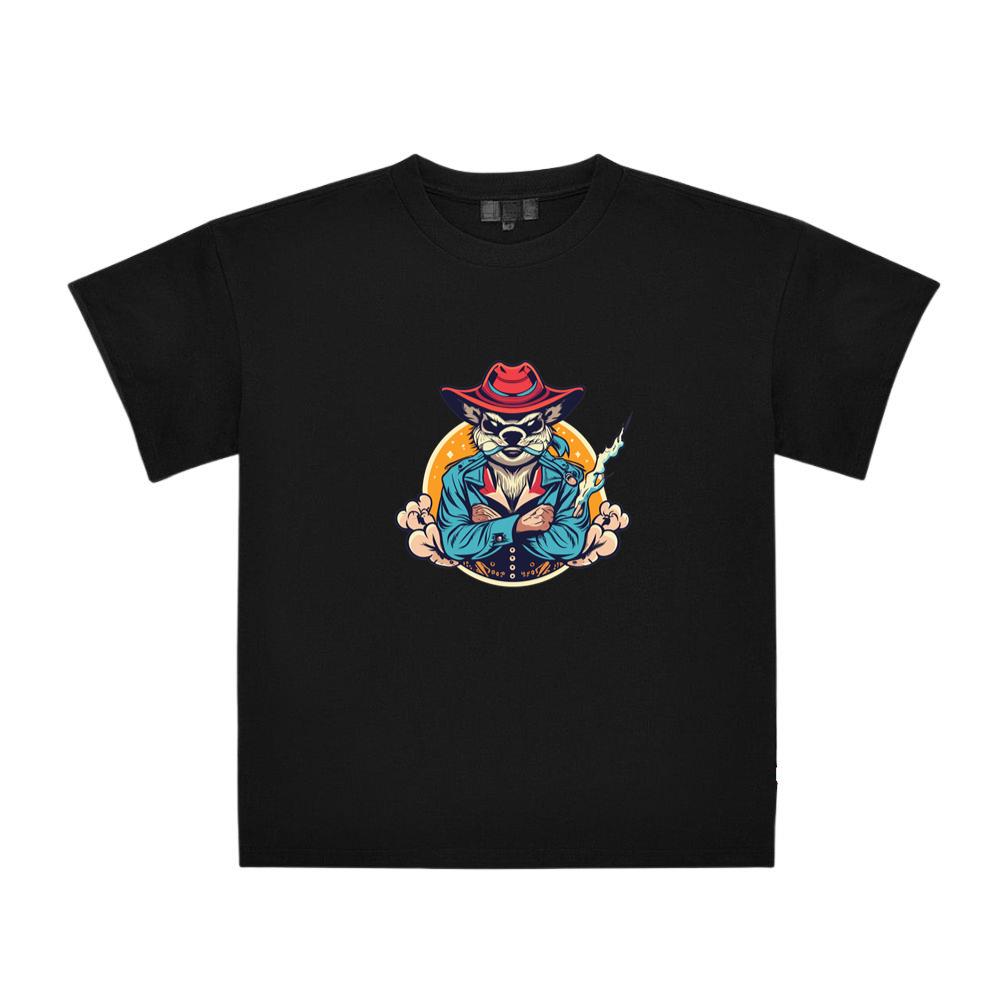 Cow Boy Raccoon  Cool T-Shirts