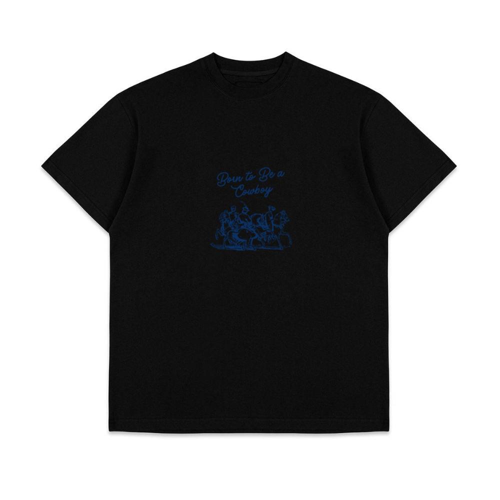 Cowboy Shirt Born to Ride It's Cool to Be A Cowboy Casual Wear Top T-Shirts