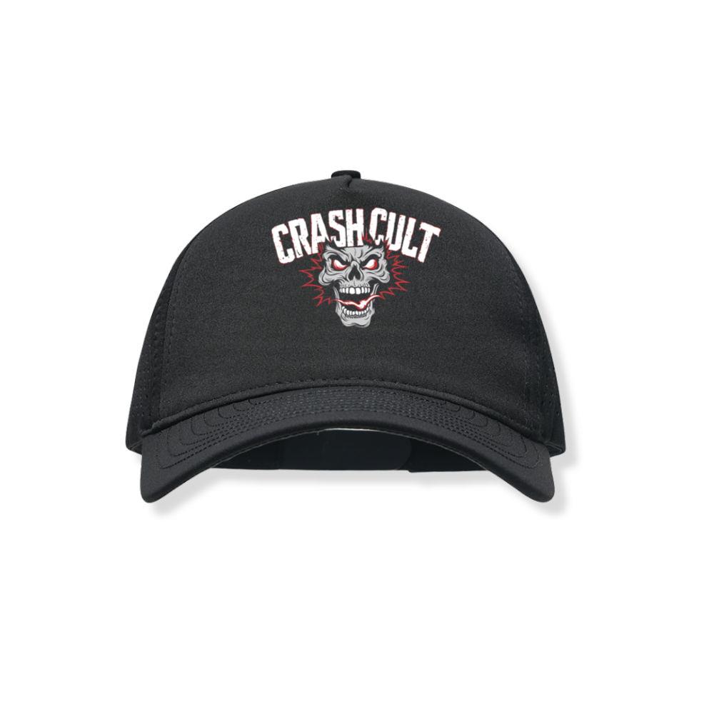 Crash Cult Skull Head Graphic Black Hat