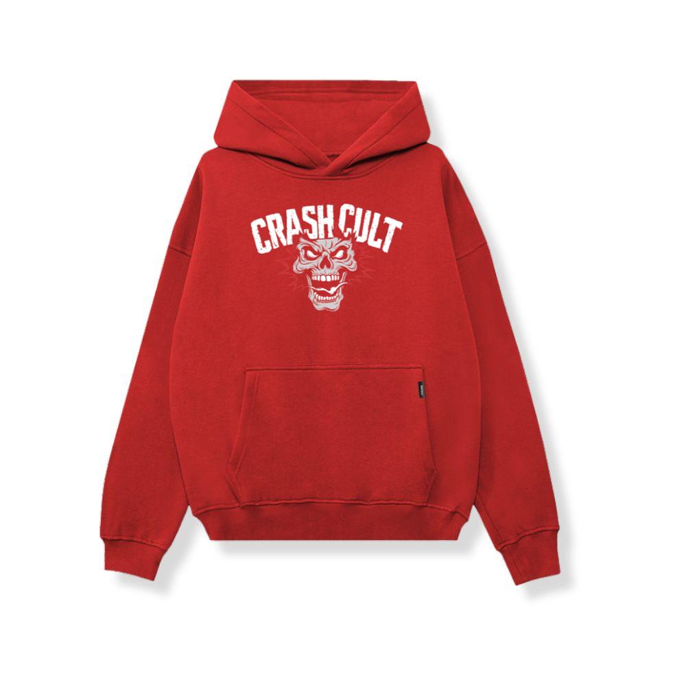 Crash Cult Skull Head Graphic Hoodie - Image 4