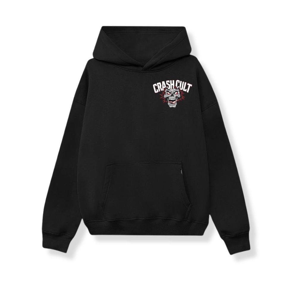Crash Cult Skull Head Graphic Hoodie