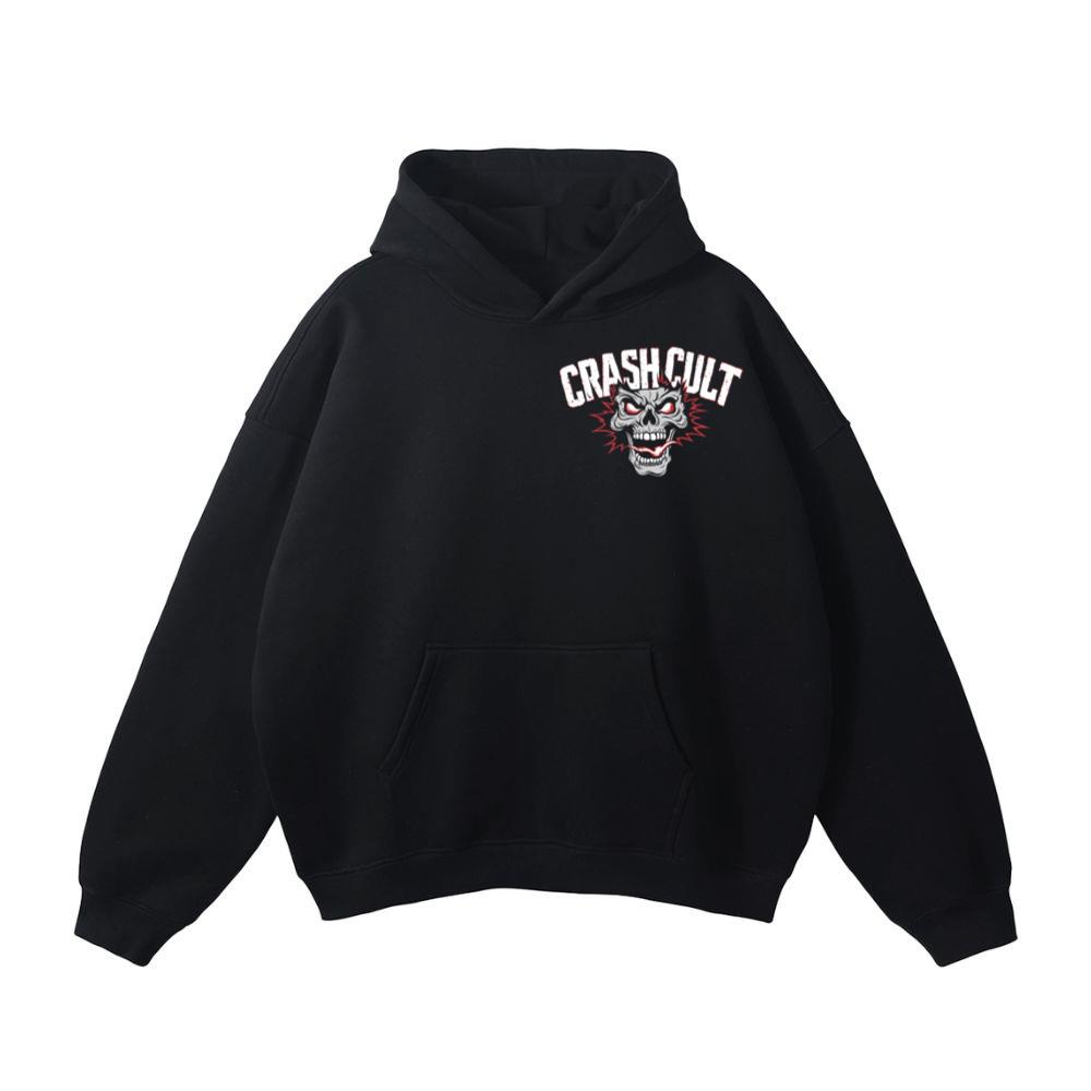 Crash Cult Skull Head Graphic Hoodie