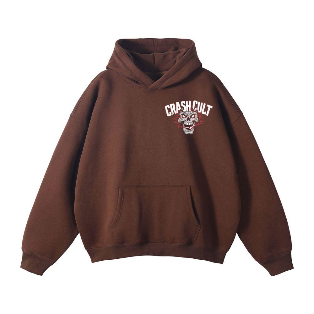 Crash Cult Skull Head Graphic Hoodie - Image 3
