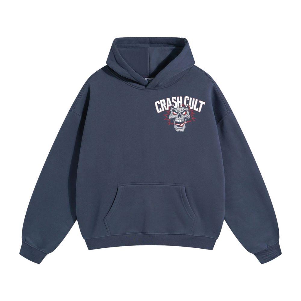 Crash Cult Skull Head Graphic Hoodie