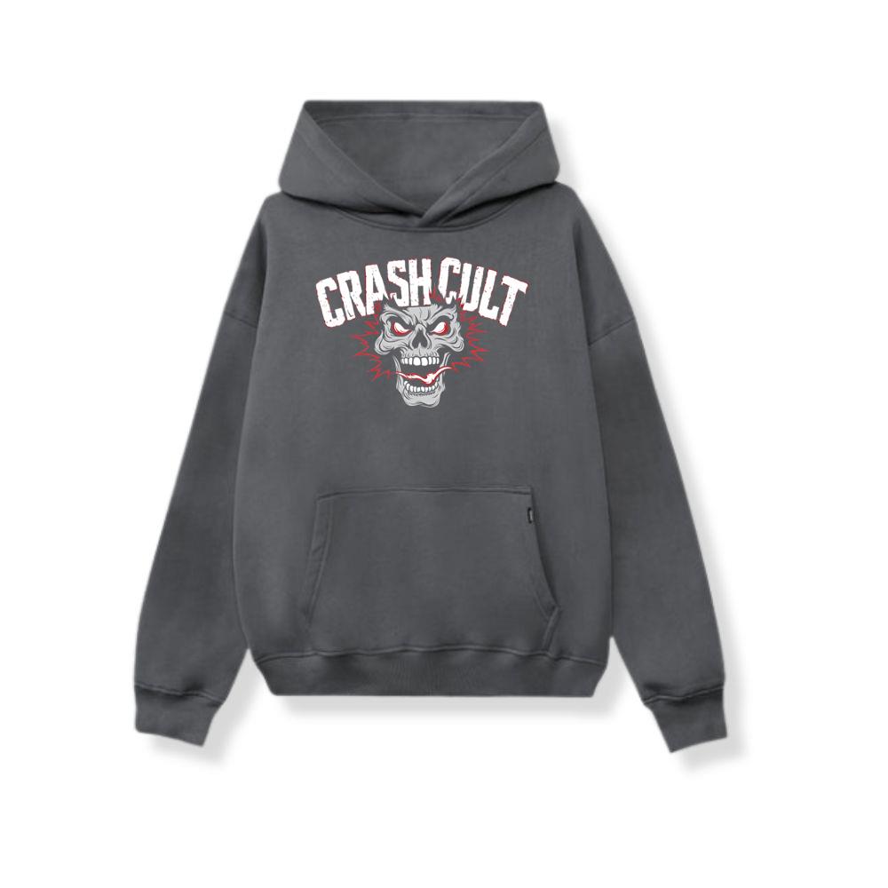 Crash Cult Skull Head Graphic Hoodies Crash Cult Skull Head Graphic Hoodies