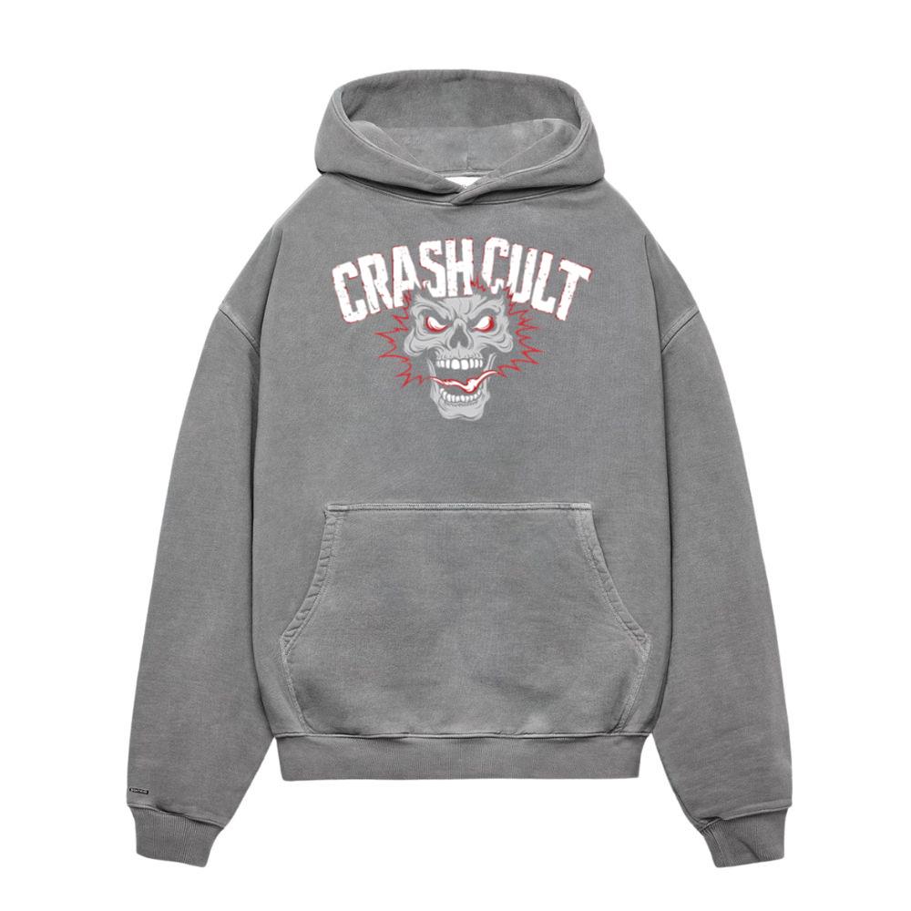Crash Cult Skull Head Graphic Hoodies