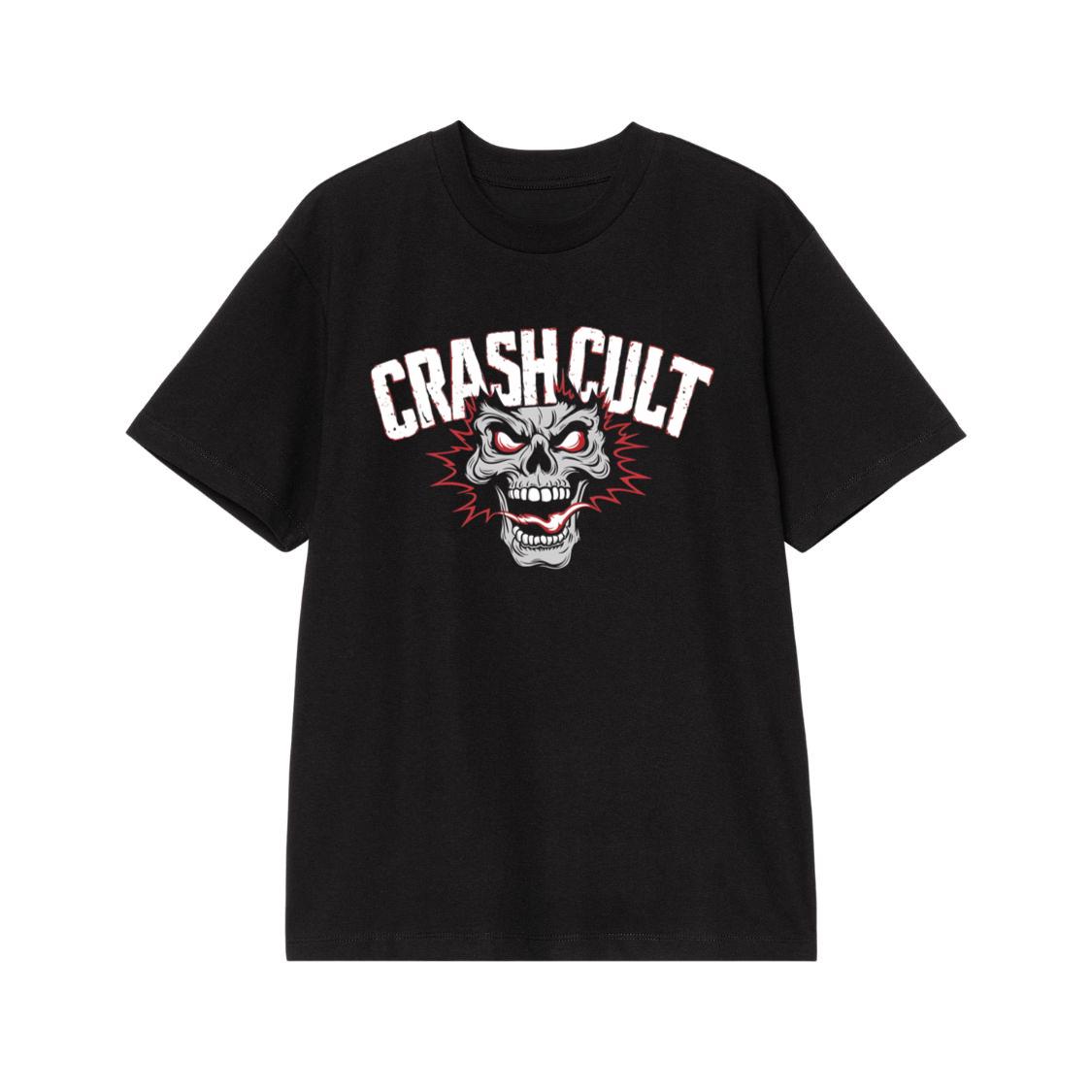Crash Cult Skull Head Graphic T-Shirt