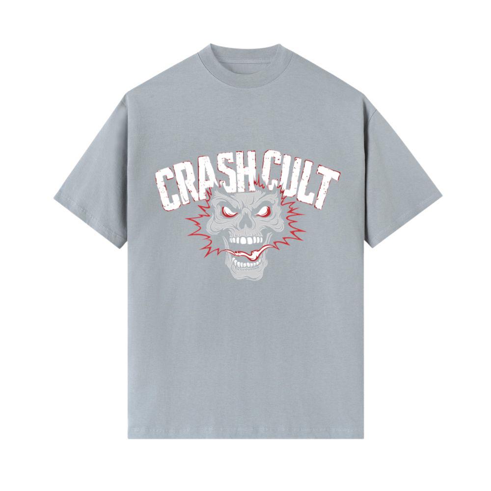 Crash Cult Skull Head Graphic T-Shirt