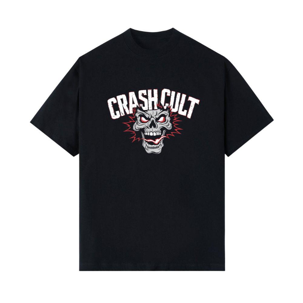 Crash Cult Skull Head Graphic T-Shirts