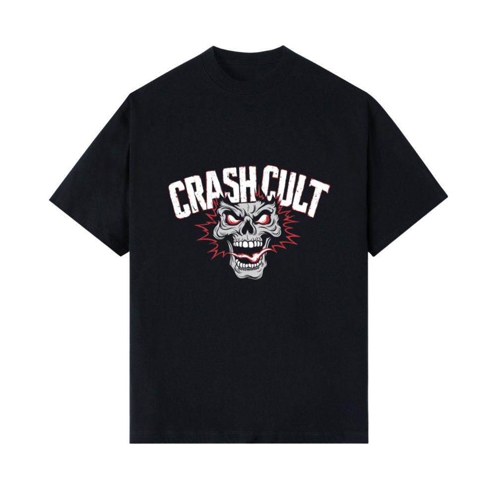 Crash Cult Skull Head Graphic T- Shirts