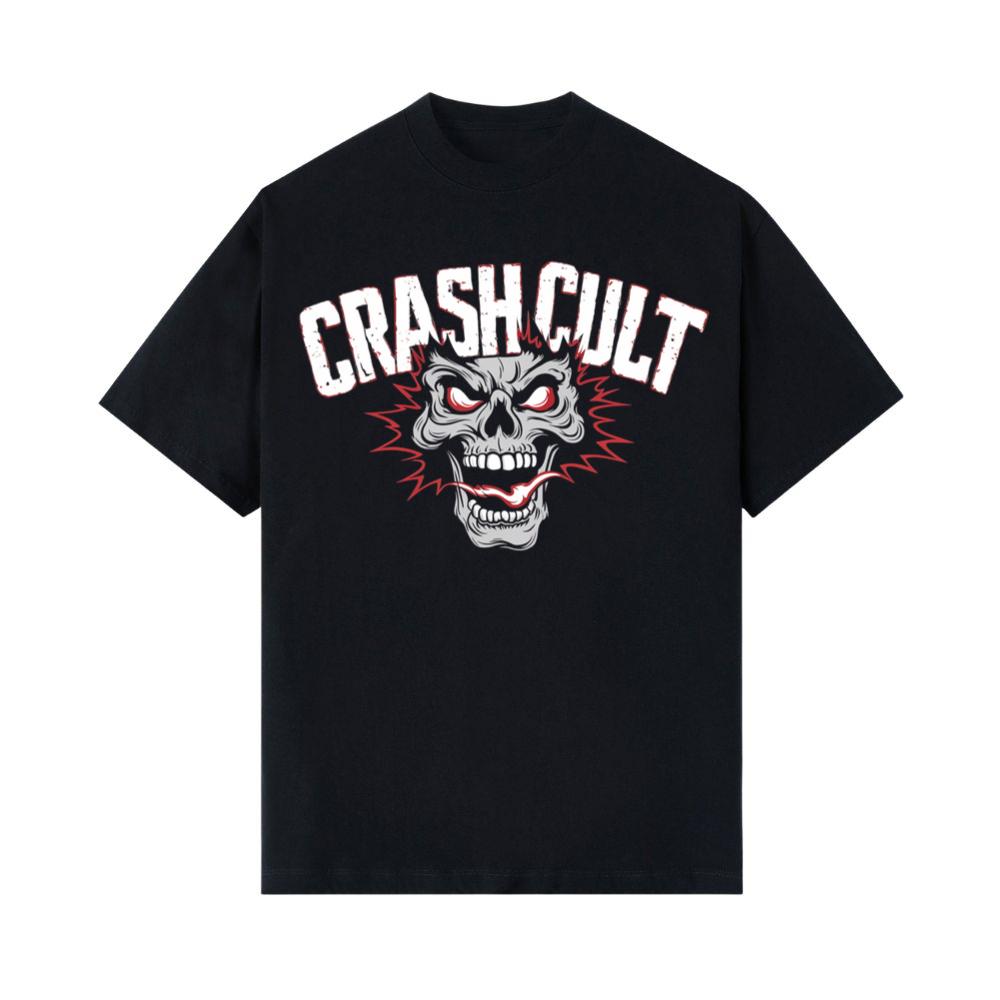 Crash Cult Skull Head Graphic T-Shirts