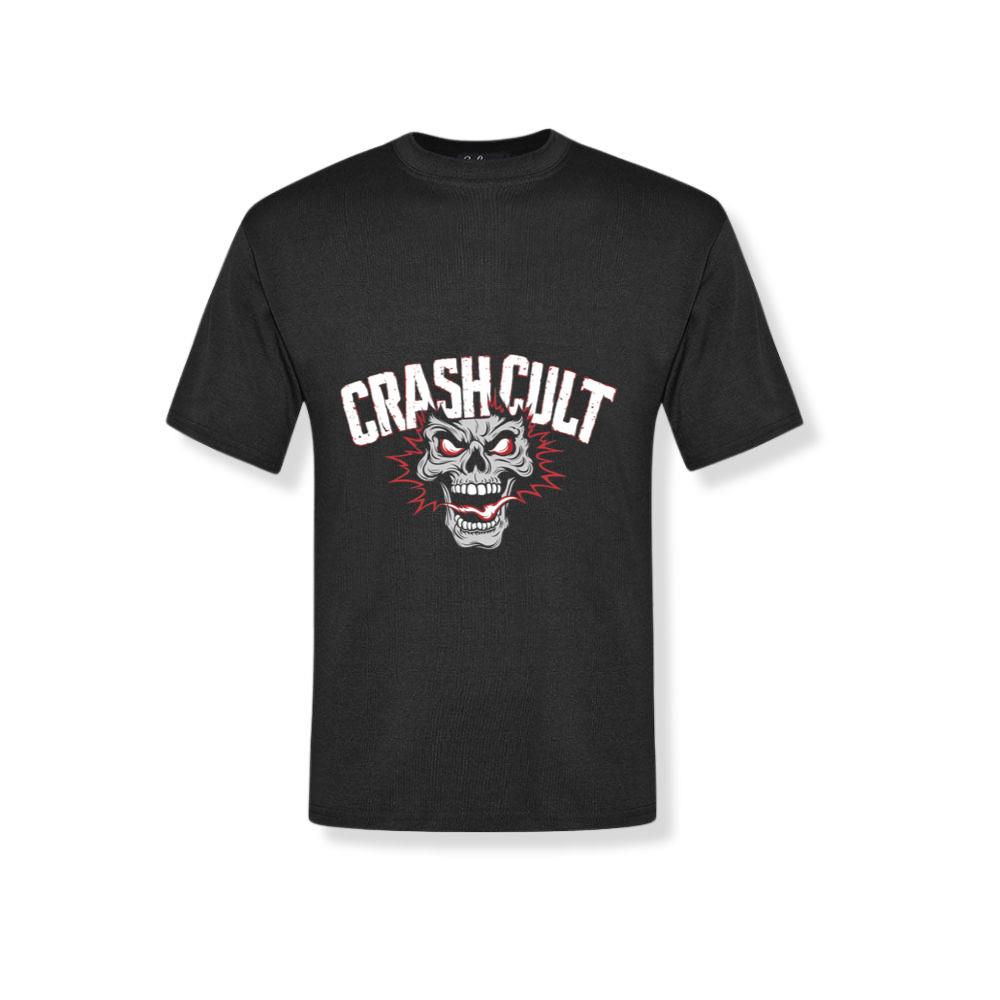 Crash Cult Skull Head Graphic T-Shirts
