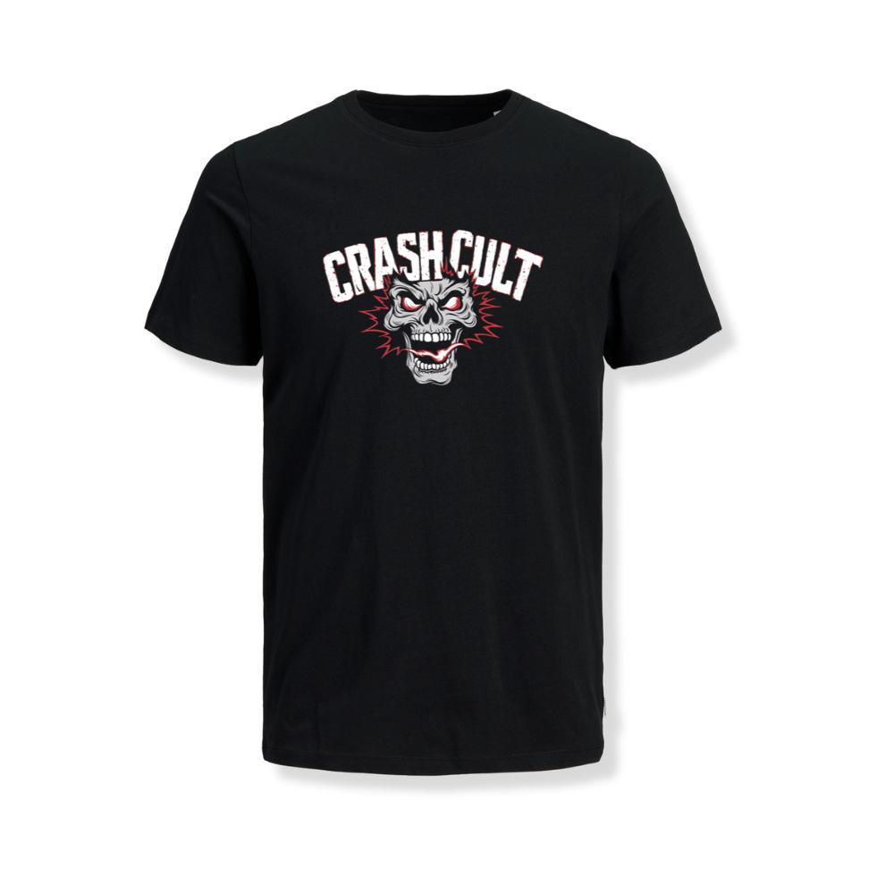 Crash Cult Skull Head Graphic T-Shirts