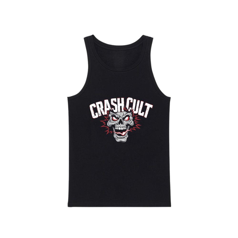 Crash Cult Skull Head Graphic Tank Top