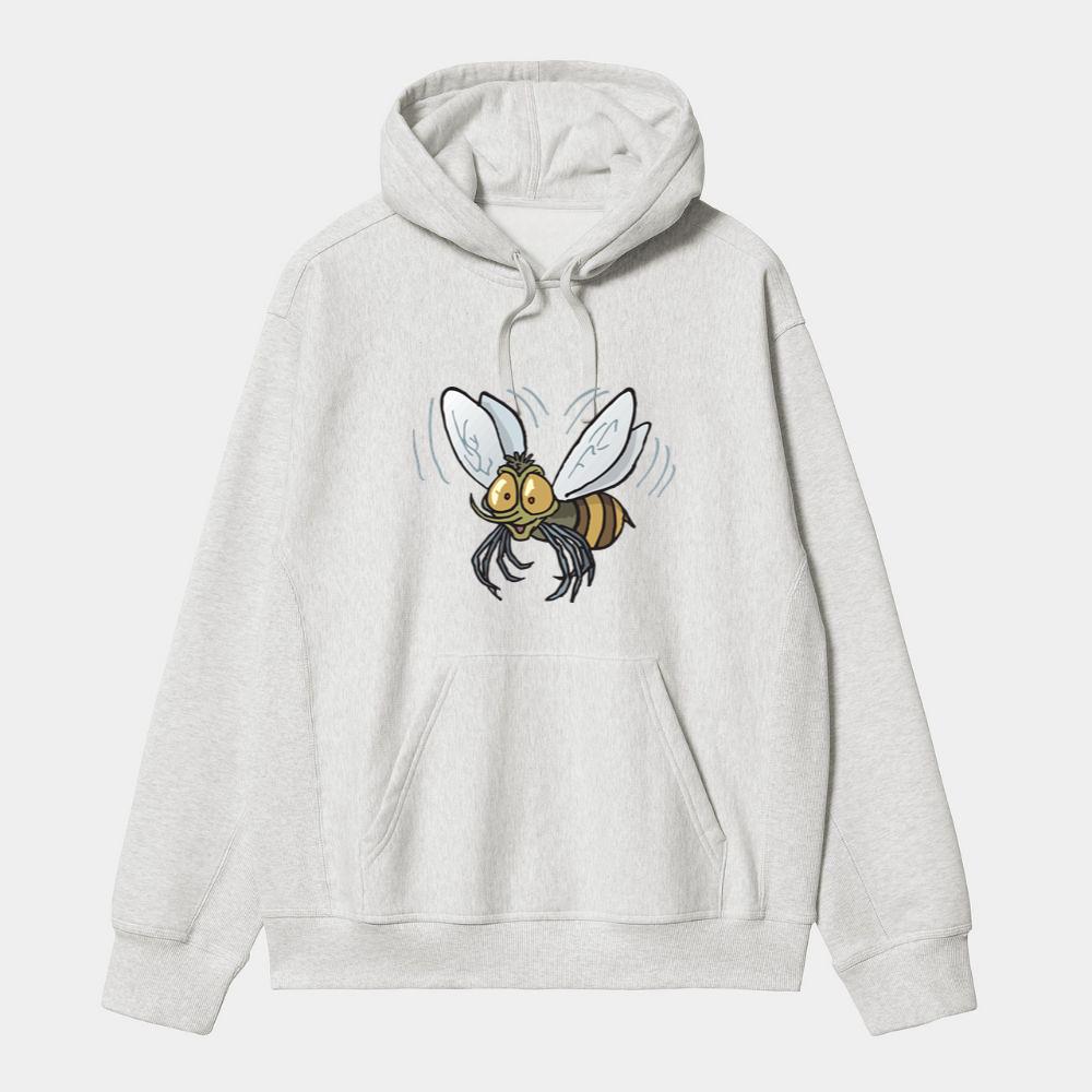 Crazy Bee With Big Eyes Hoodie