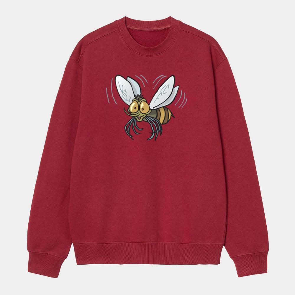 Crazy Bee With Big Eyes Sweatshirt