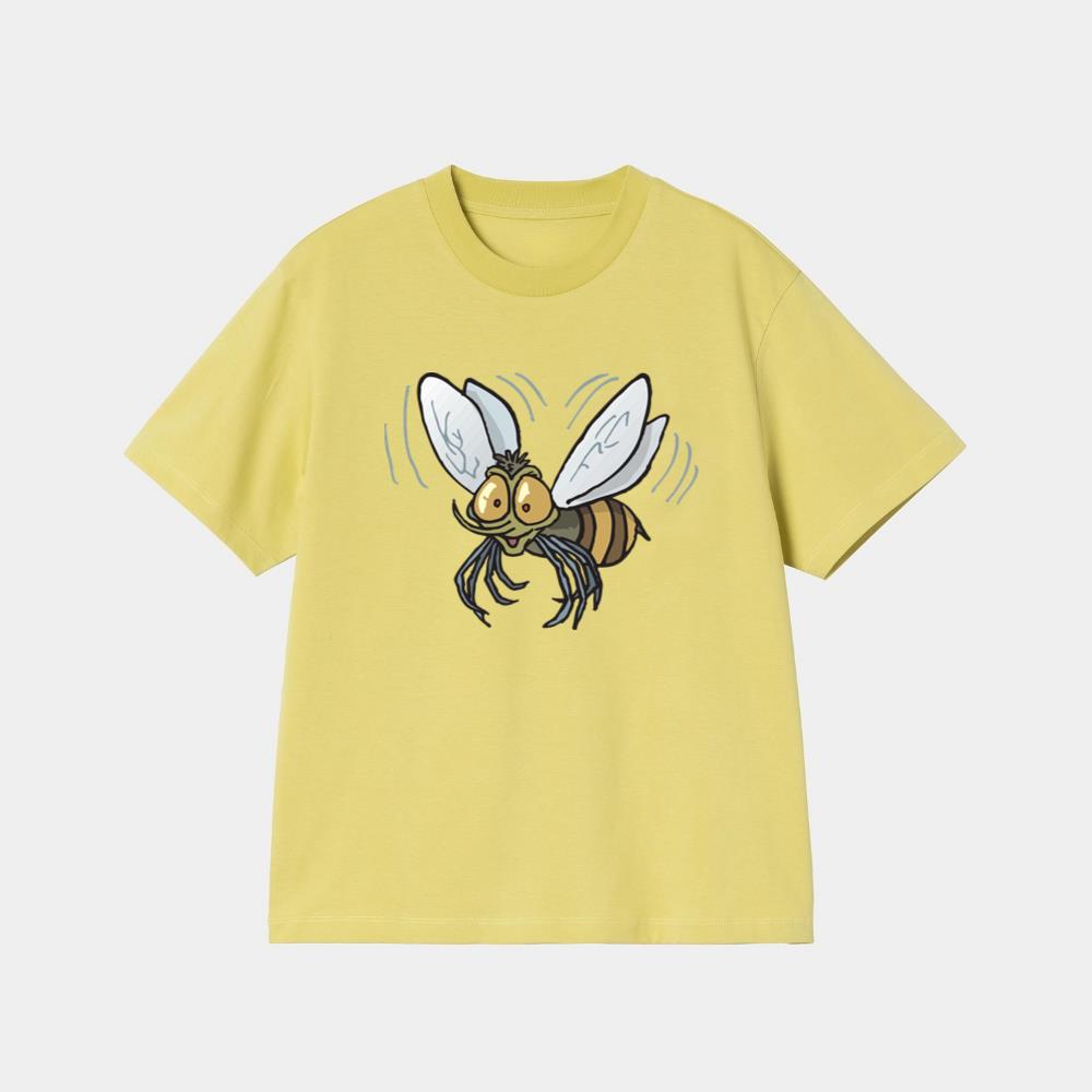Crazy Bee With Big Eyes T-Shirt - Image 3
