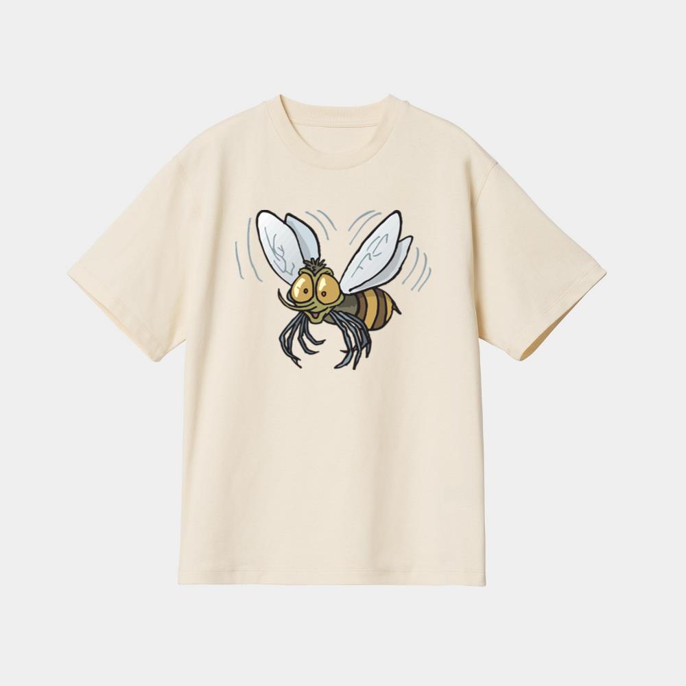 Crazy Bee With Big Eyes T-Shirt - Image 4