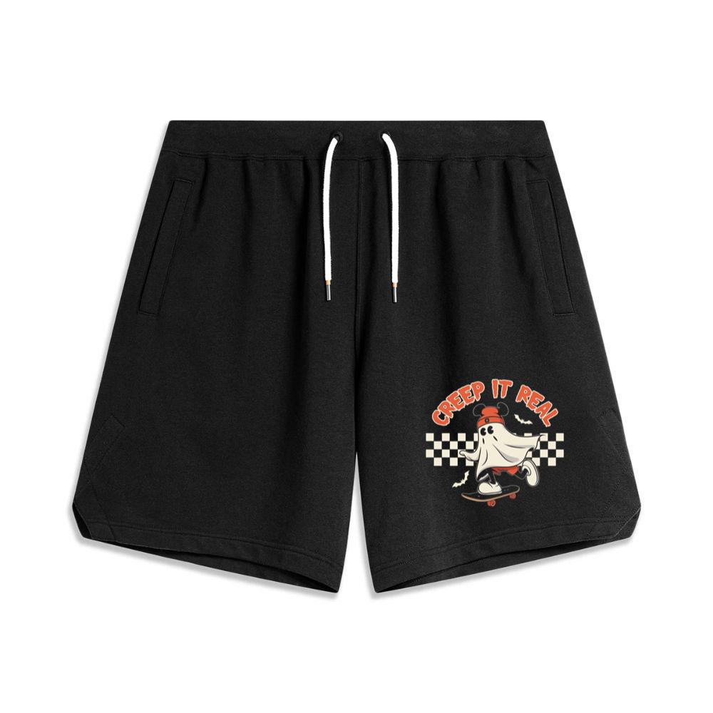 Creep It Real Funny Ghost Halloween Design Short