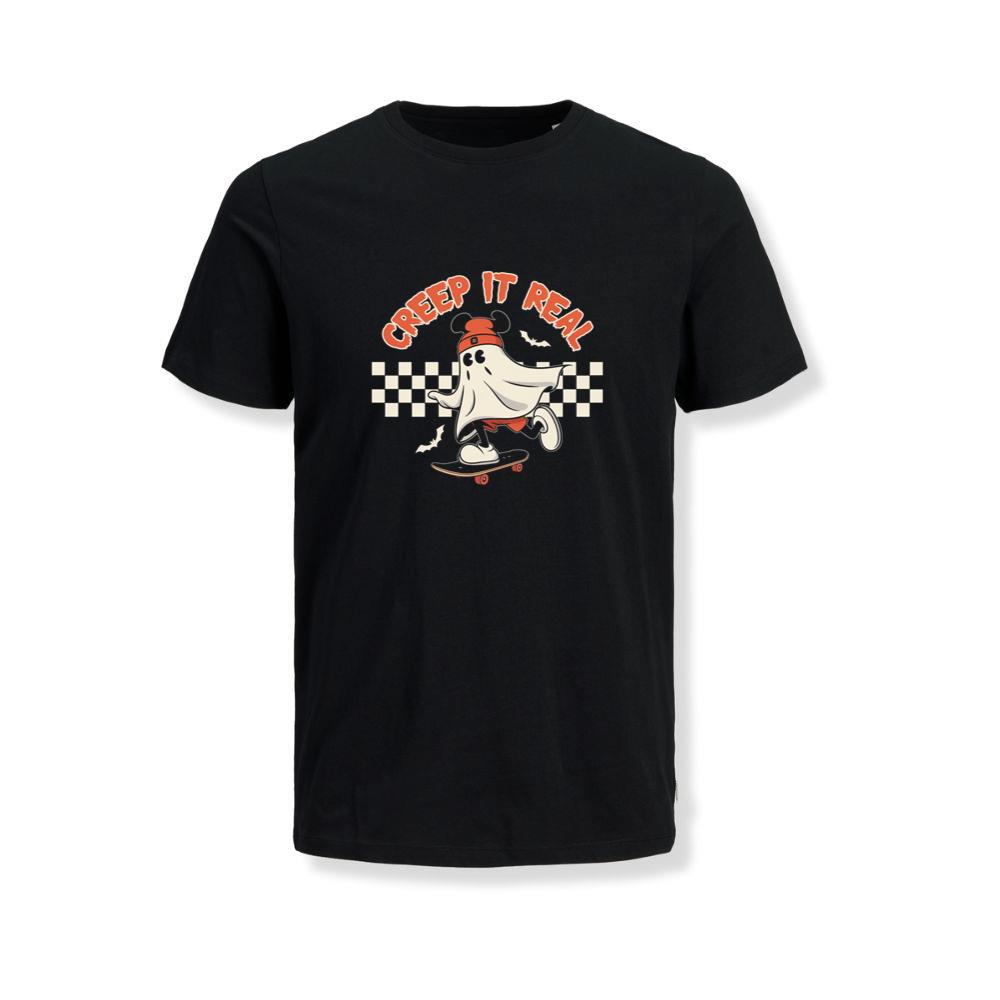 Creep It Real Funny Ghost Halloween Design T-Shirts