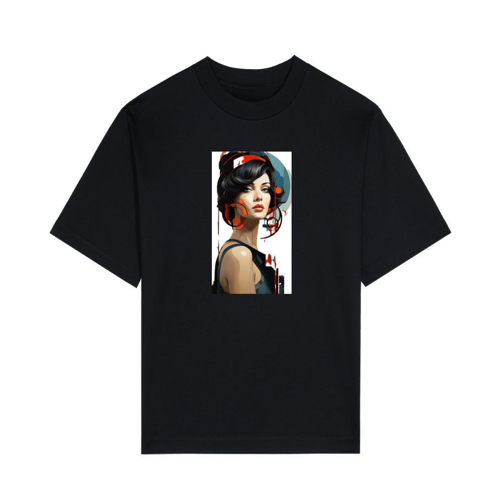 Crimson and Cobalt Woma T-Shirts