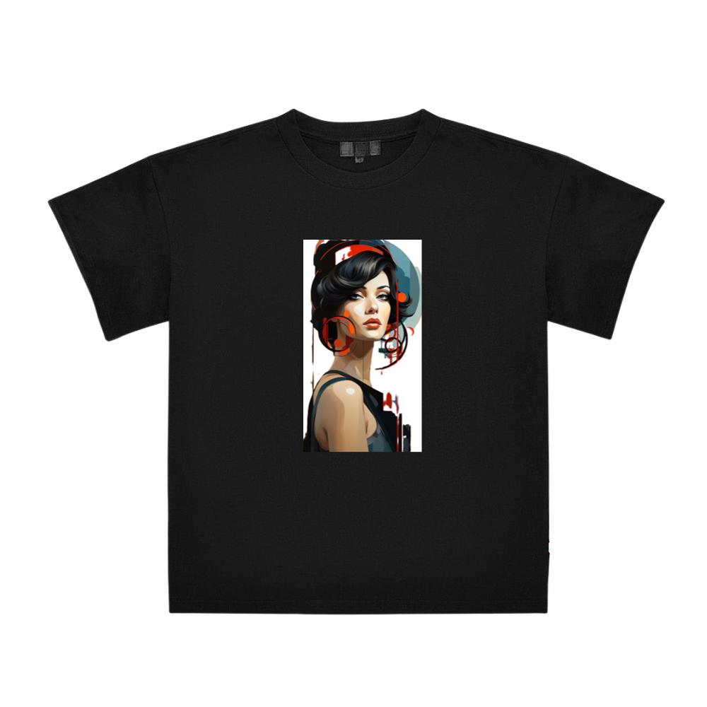 Crimson and Cobalt Woma T-Shirts
