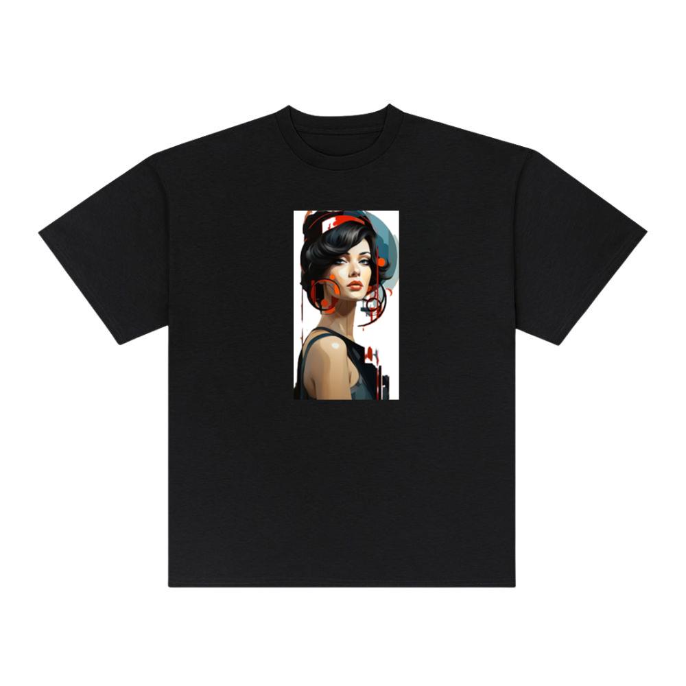 Crimson and Cobalt Woma T-Shirts