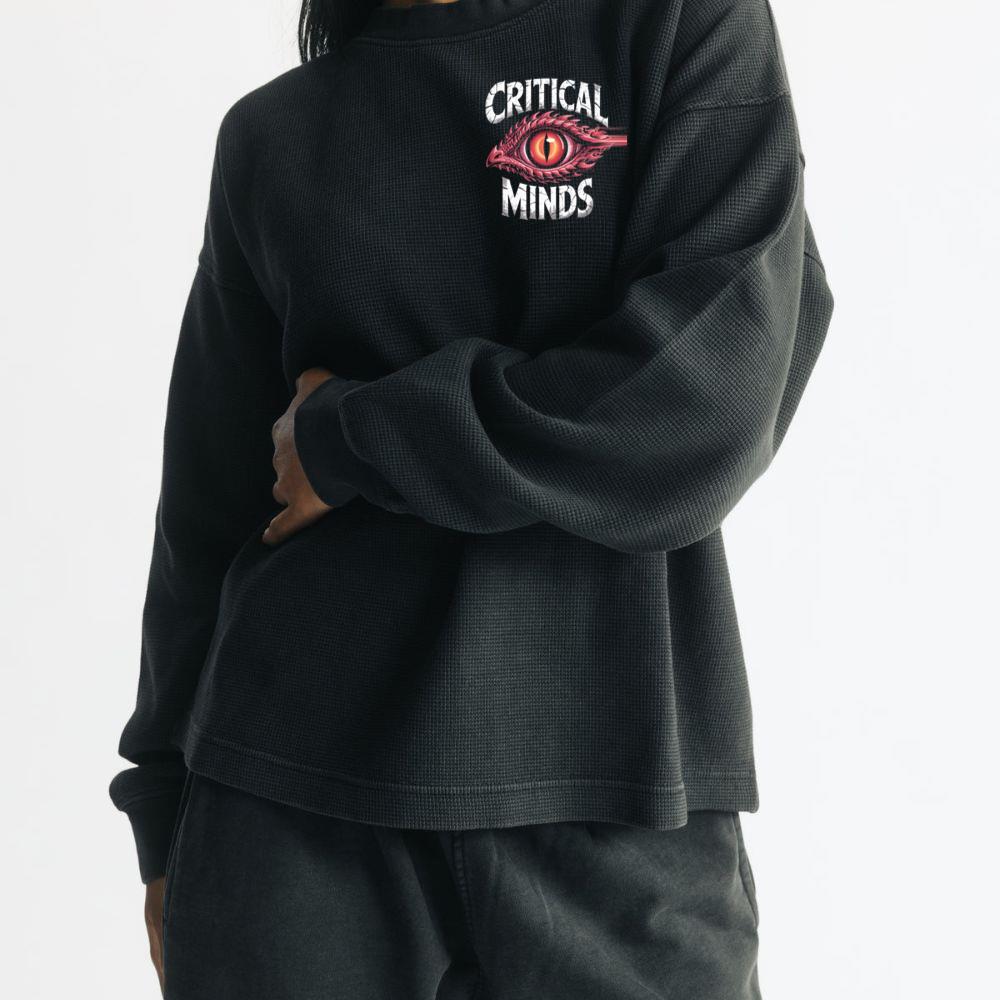 Critical Minds Red Eye Graphic Sweatshirt