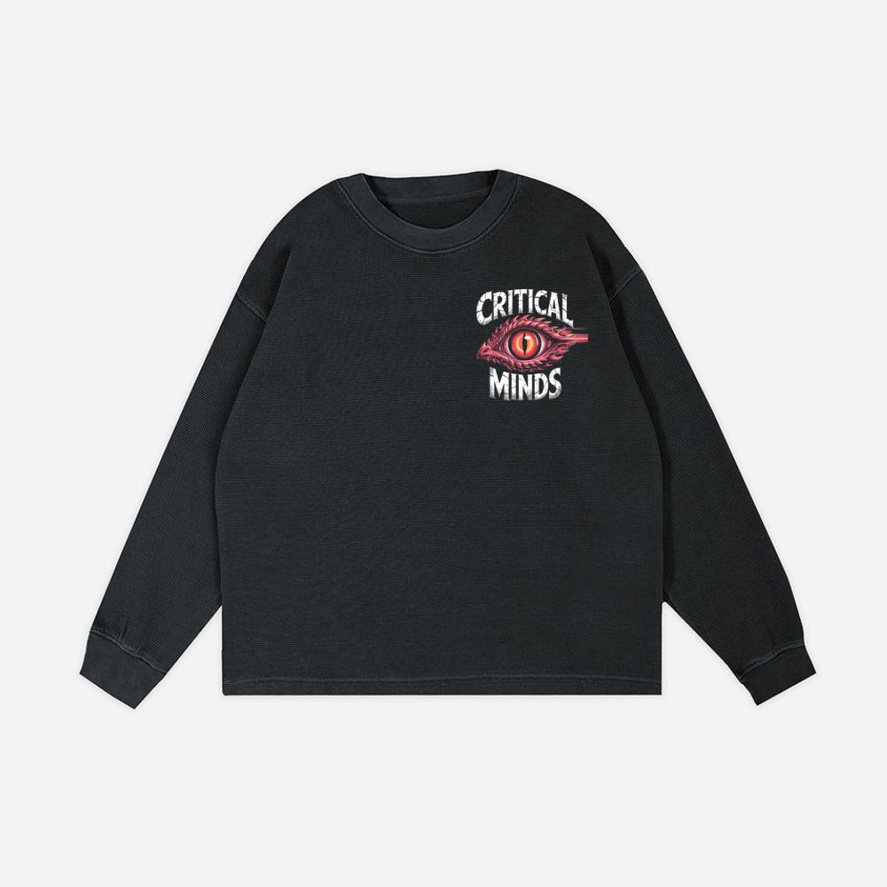Critical Minds Red Eye Graphic Sweatshirt