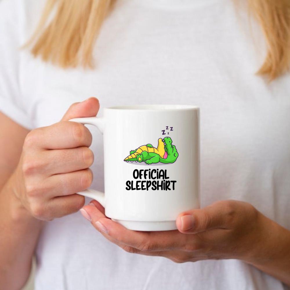 Crocodile Nap Official Sleep Shirt Mug
