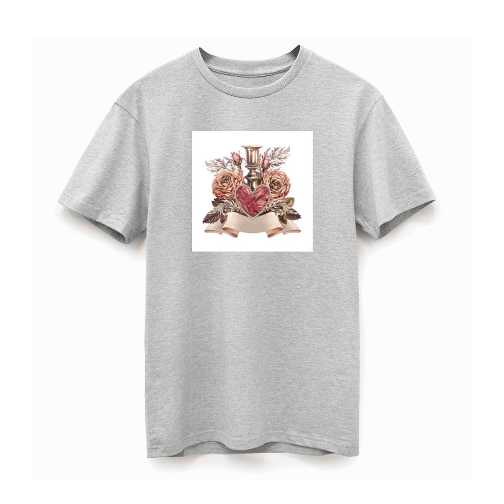 Crystal Heart and Roses T-Shirts