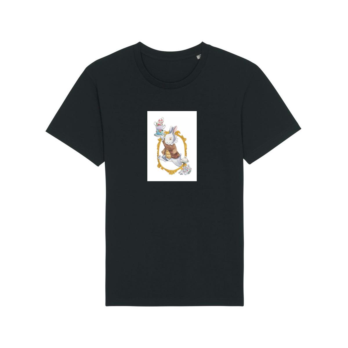 Curious Rabbit from Alice's Adventures T-Shirts