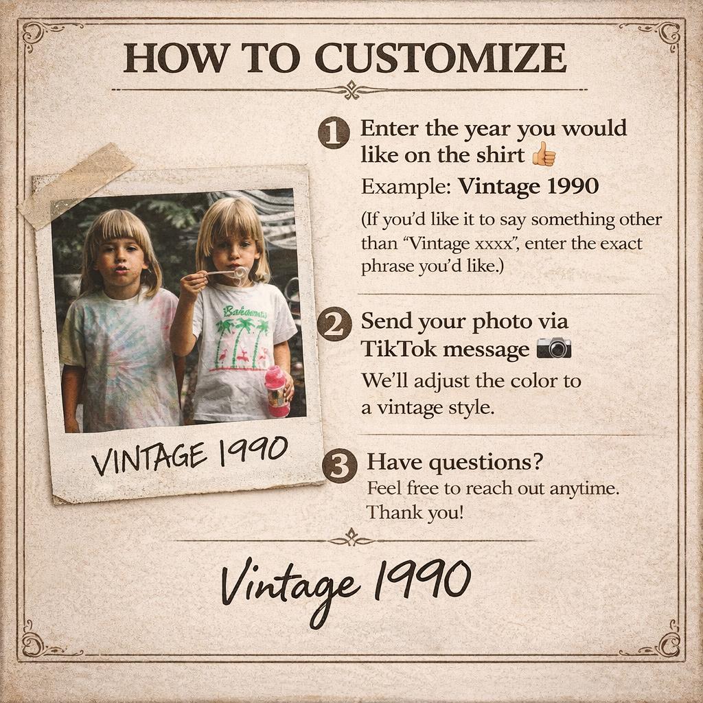 Custom Retro Photo Sweatshirt, Personalized Vintage Year Crewneck, Instant Camera Frame Picture Sweater, Nostalgic Milestone Birthday Gift, Oversized Boyfriend Fit Apparel, Trendy Custom Clothing - Image 3