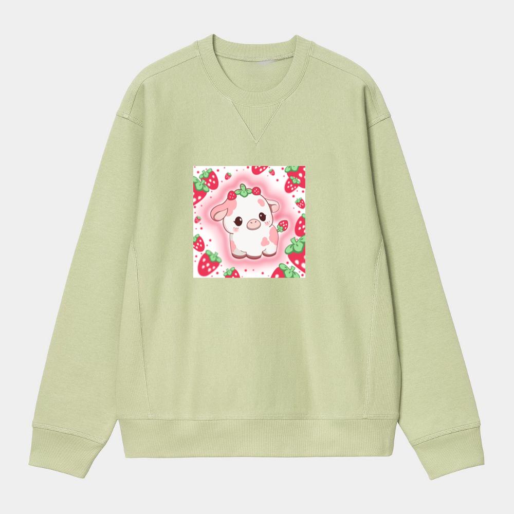 Cute Bovine Berry Tee Sweatshirt