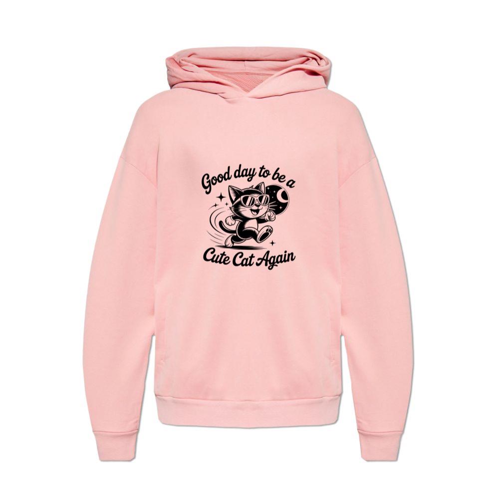 Cute Cat Again Retro Vintage Funny Graphic Hoodies